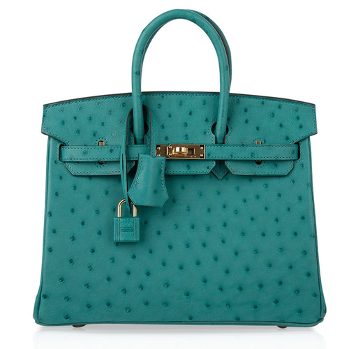 Vivid Teal Turquoise Tiny Uniform Dotted Medium Structured Hand Tote With Bright Golden Twist Lock Hardware And Matching Teal Suspended Padlock Charm