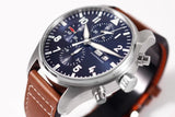 Luxury 43mm Mechanical Pilot Watch