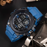 Men’s Sports Chronograph Watch with Rubber Strap