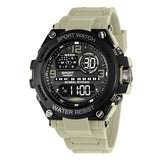 Men’s Sports Chronograph Watch with Rubber Strap